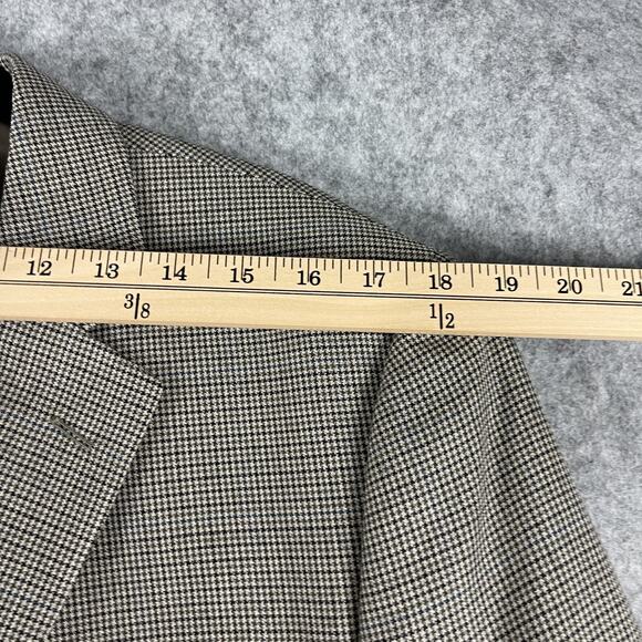 Stafford Year Round Blazer Sport Coat Mens 42R Herringbone Classic Fit Travel - Picture 12 of 16